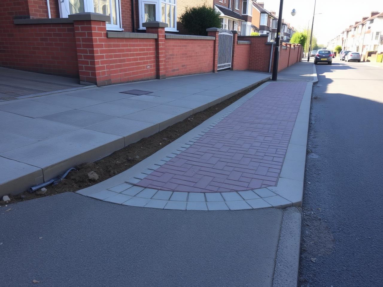 Drop kerb — East Riding